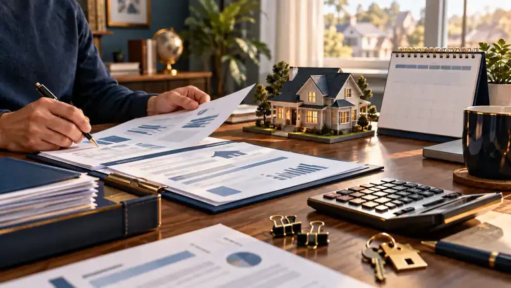 Four-stage calendar showing the progression toward homeownership