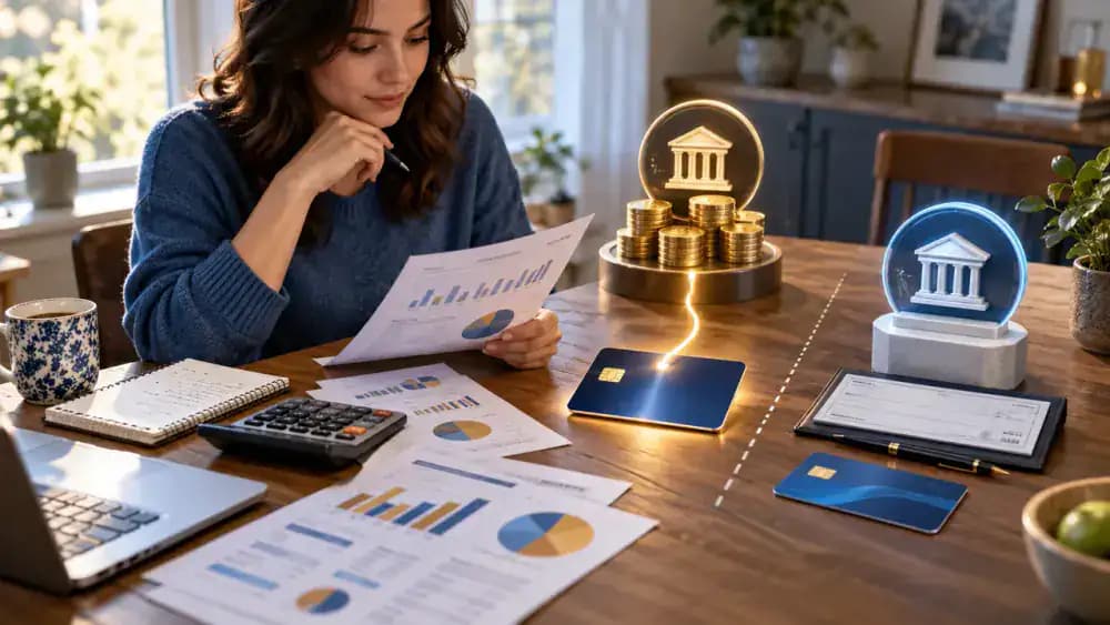 Credit card purchase represented as a separate credit line