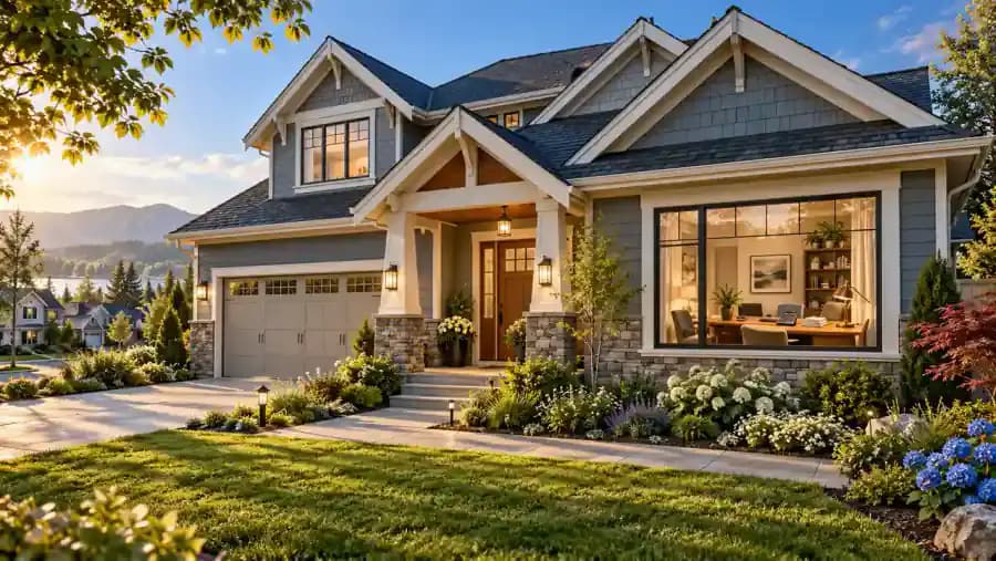 Well-maintained suburban home illustrating the importance of homeowners insurance.