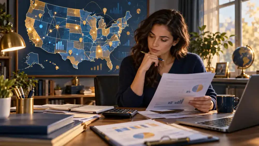 Organized financial documents