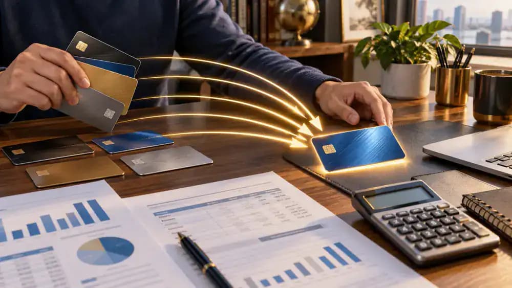 Debt moving from multiple credit cards to one new card