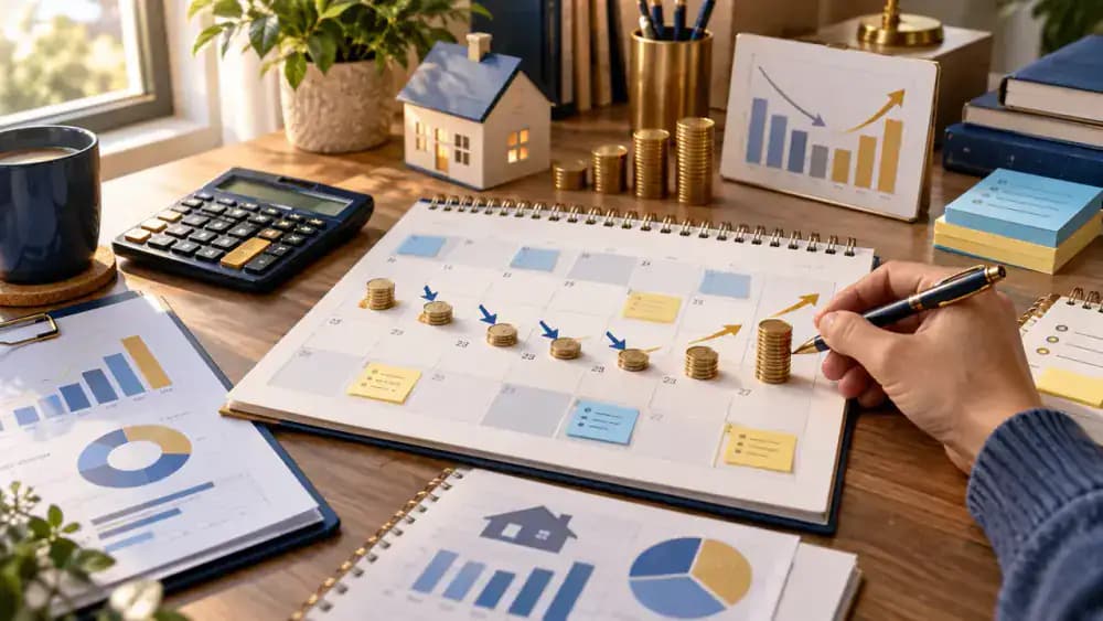 Changing monthly payment calendar