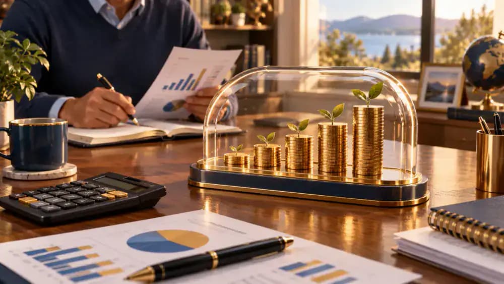 Retirement savings growing while taxes are deferred