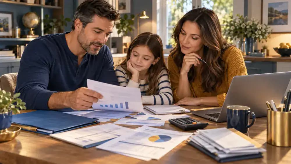 Credit score and home symbols