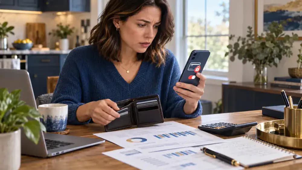 Cardholder immediately reporting a lost credit card