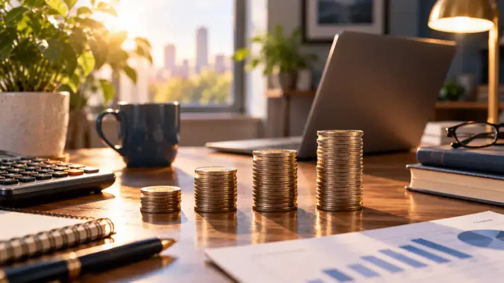 Four debt balances arranged from smallest to largest