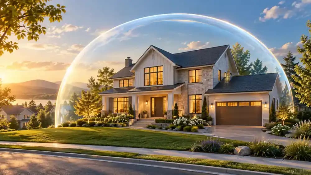 Five-page mortgage Closing Disclosure arranged on a desk