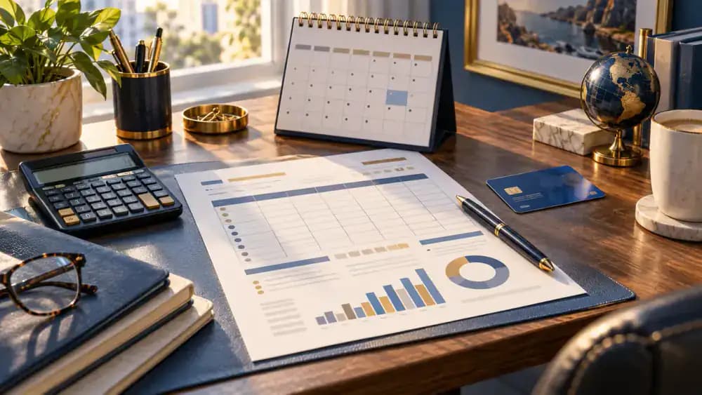 Monthly debt payoff calculation on a calculator