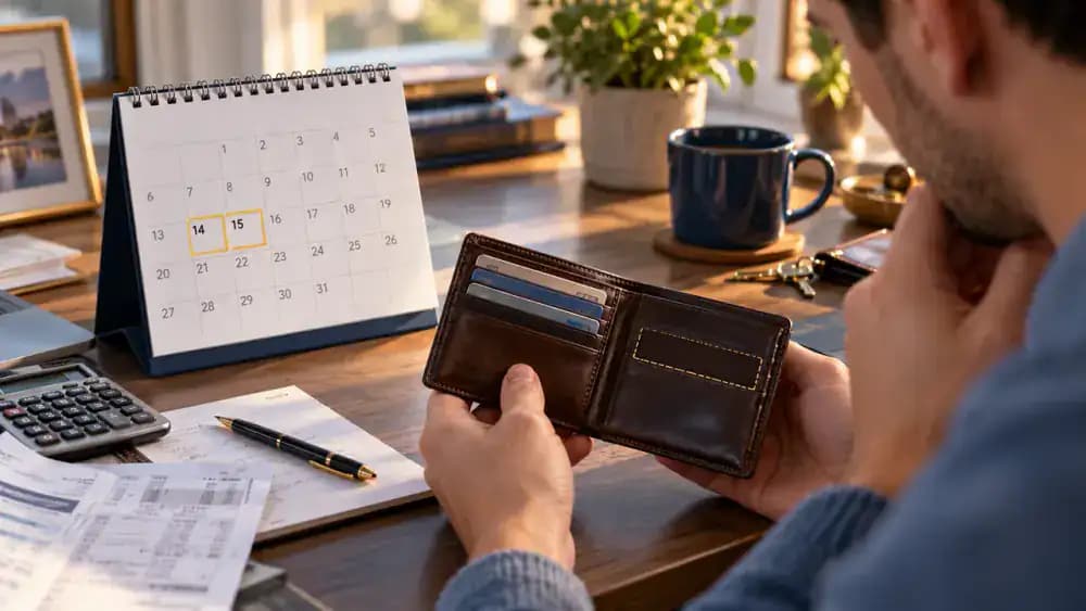 Calendar highlighting a two-business-day fraud reporting period