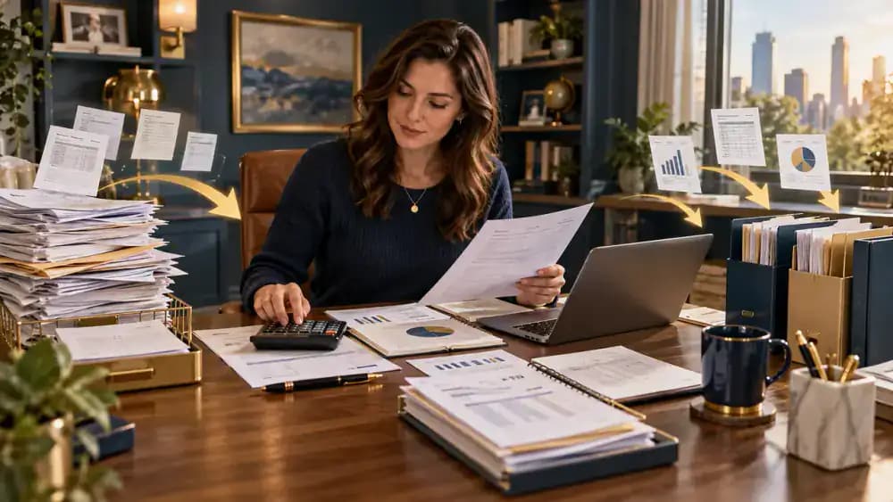 Financial paperwork exchange