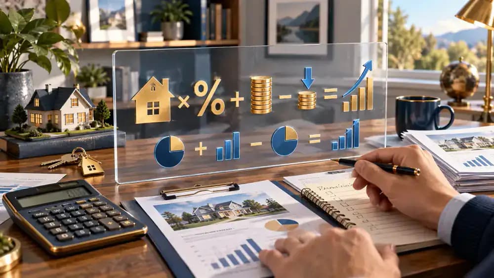 Financial formula showing index and margin calculation
