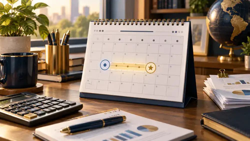 Calendar gap between statement close and payment due date