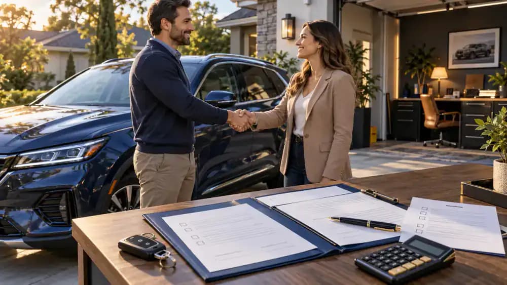 Private vehicle sale with remaining auto loan balance