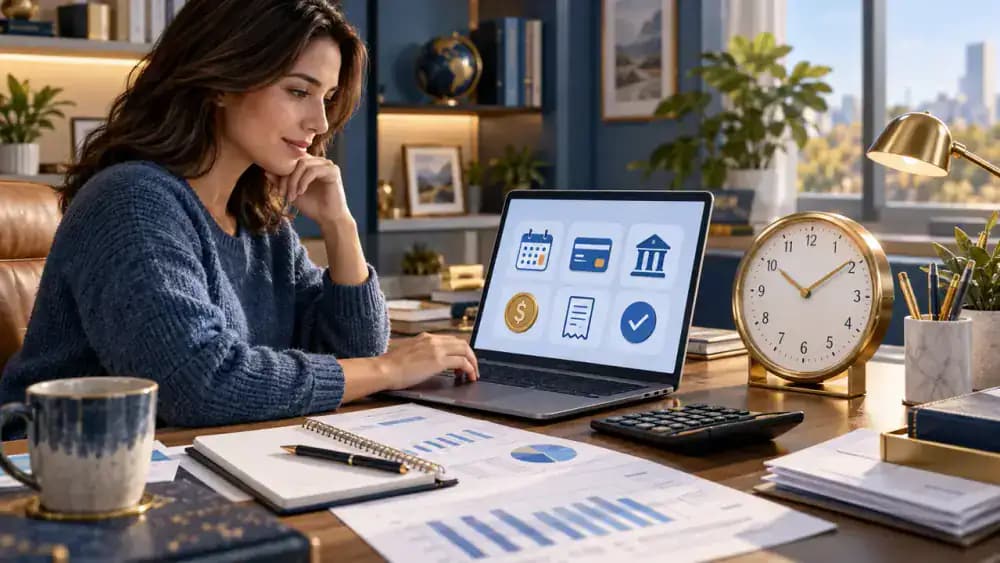 Clock beside digital payment symbols showing delayed processing