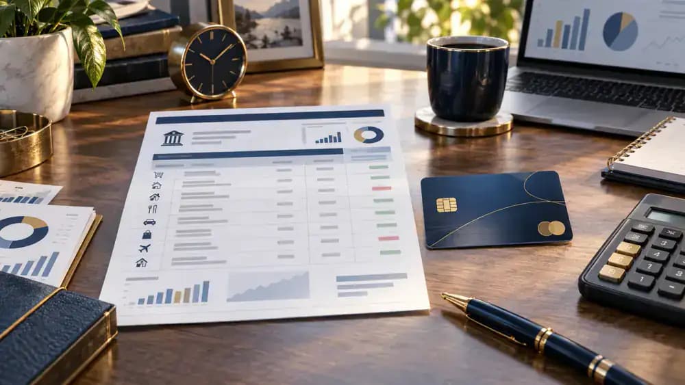 Checking account debit and credit card subscription compared side by side