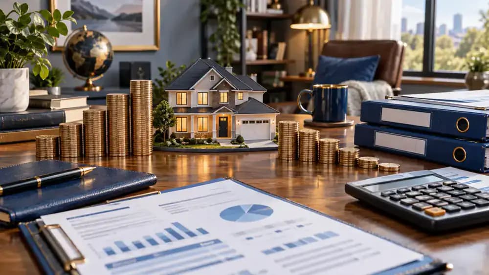 Homebuyer calculating the final amount required at settlement