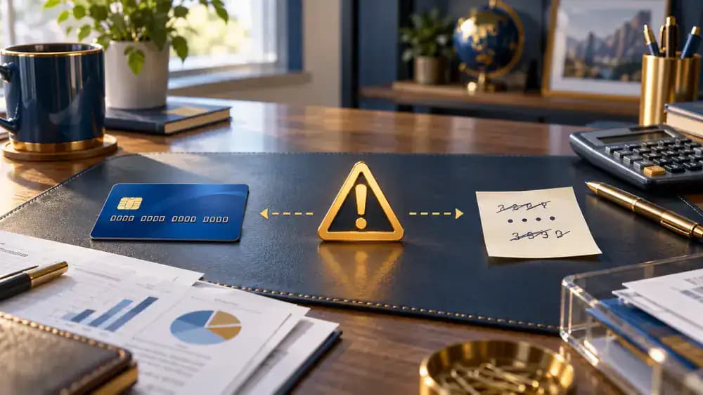 Debit card security lesson involving unsafe PIN handling