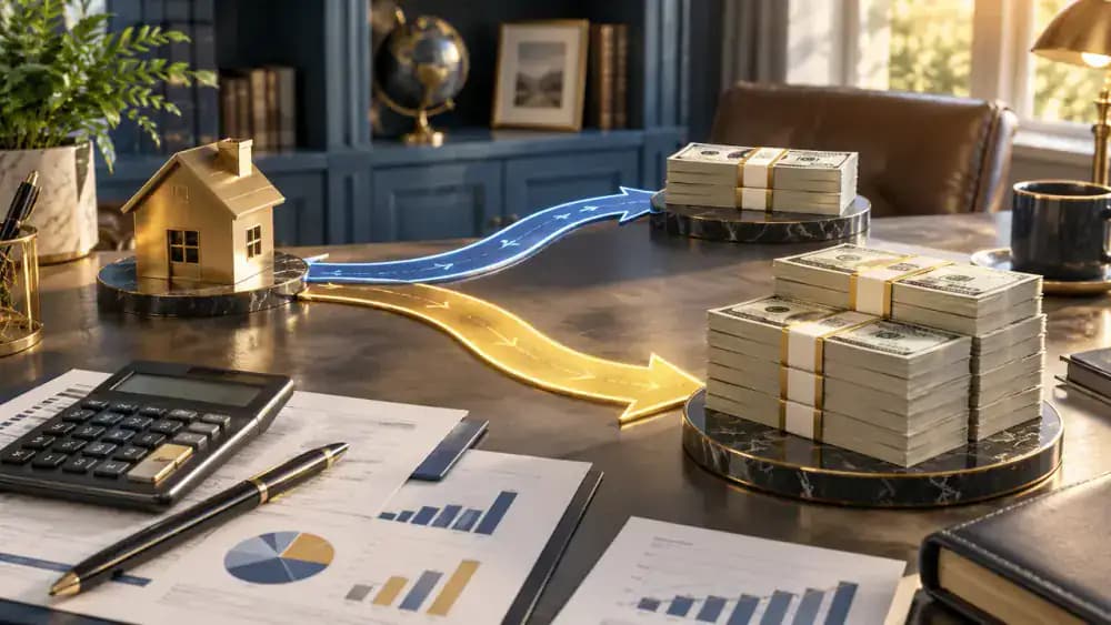 Total cost comparison between two debt consolidation options