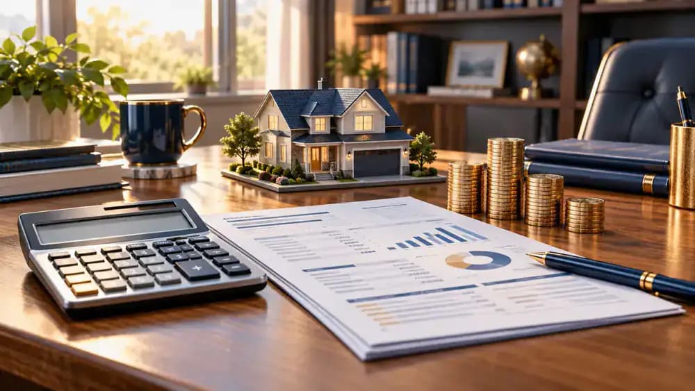 Home escrow account represented by a protected savings container