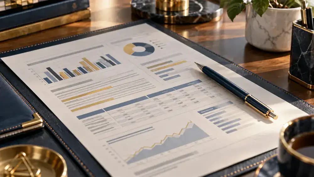 Paperclip joining copies of supporting financial documents