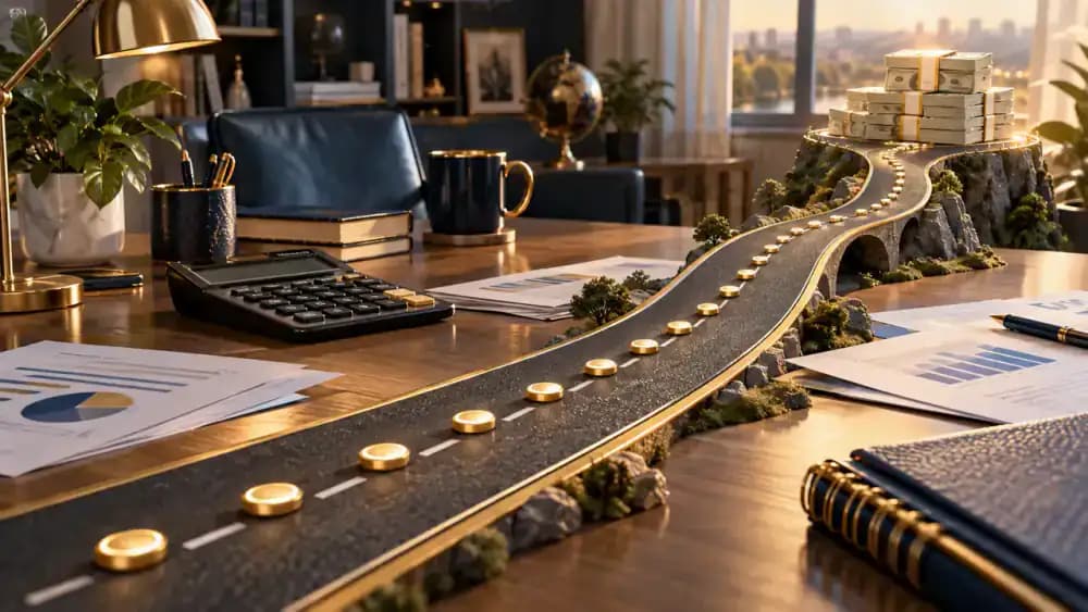 Small monthly payment extending over a long timeline