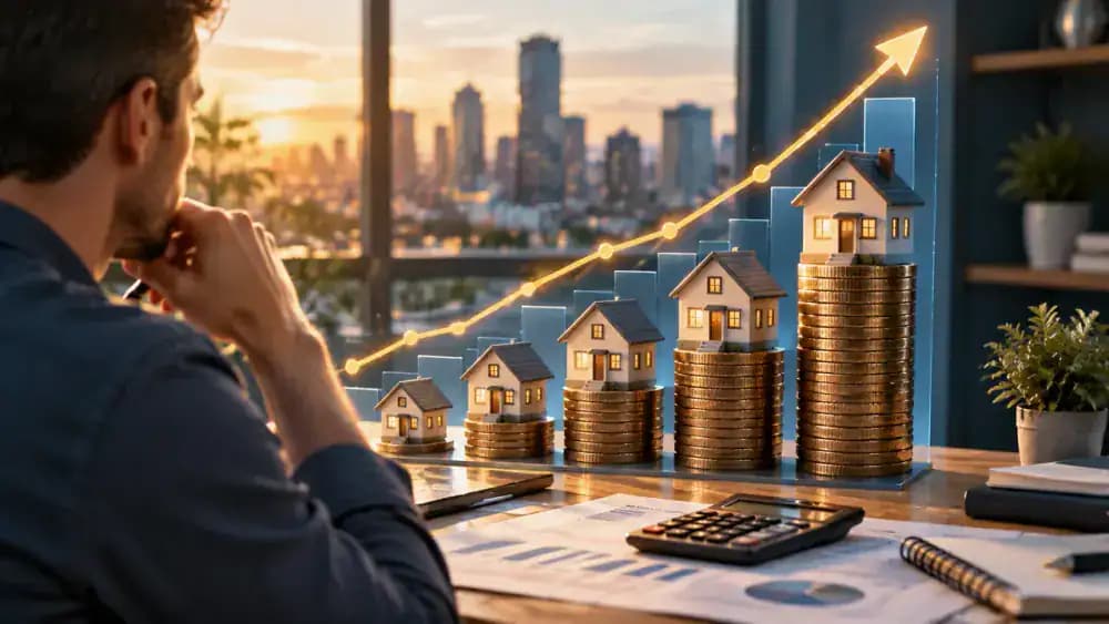 Chart showing rising housing costs from multiple expenses