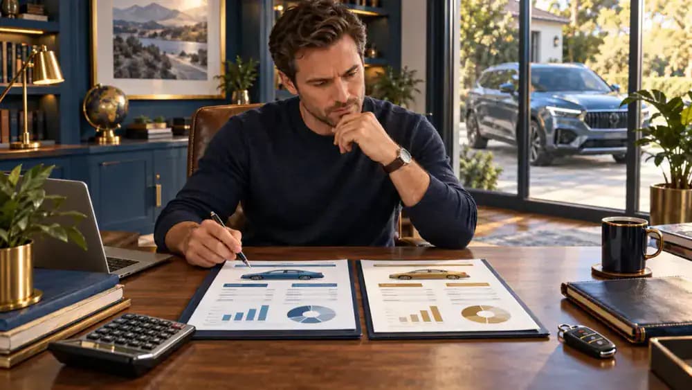 Borrower comparing current and refinancing auto loan terms