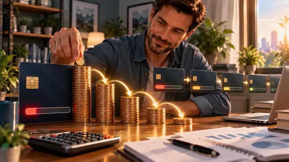 Large credit card balance receiving extra payments