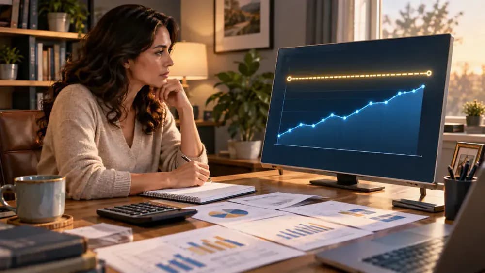 Employee calculating the incremental value of a salary raise
