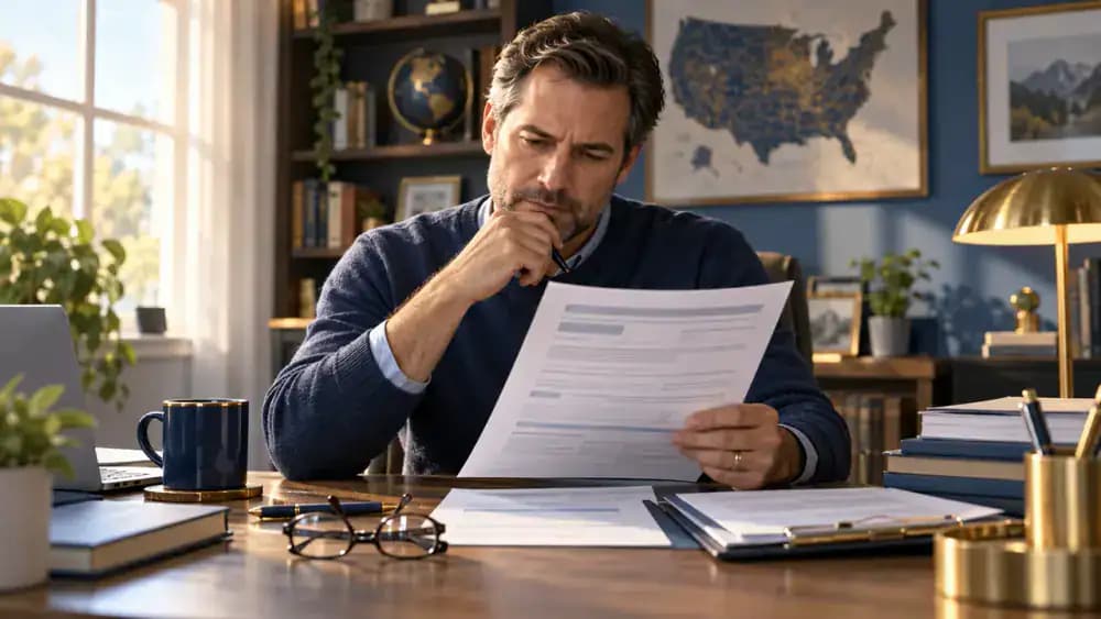 Consumer comparing loan offers before choosing a financing provider.