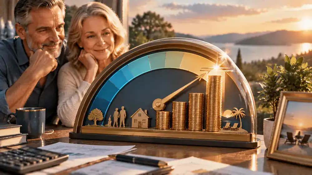 Retirement contribution meter stopping at an annual limit