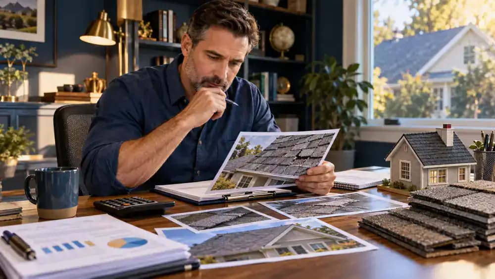 Home inspection showing future maintenance planning
