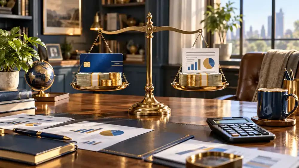 Two debt consolidation offers compared using equal assumptions
