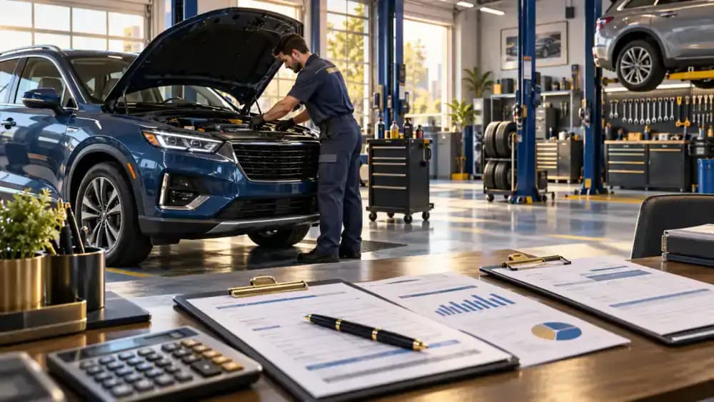 Dealer separating trade-in and financing figures for a customer