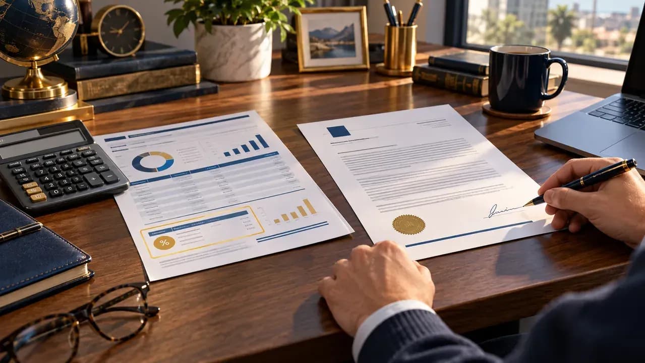 Review how finance charges are handled after a no-error determination.