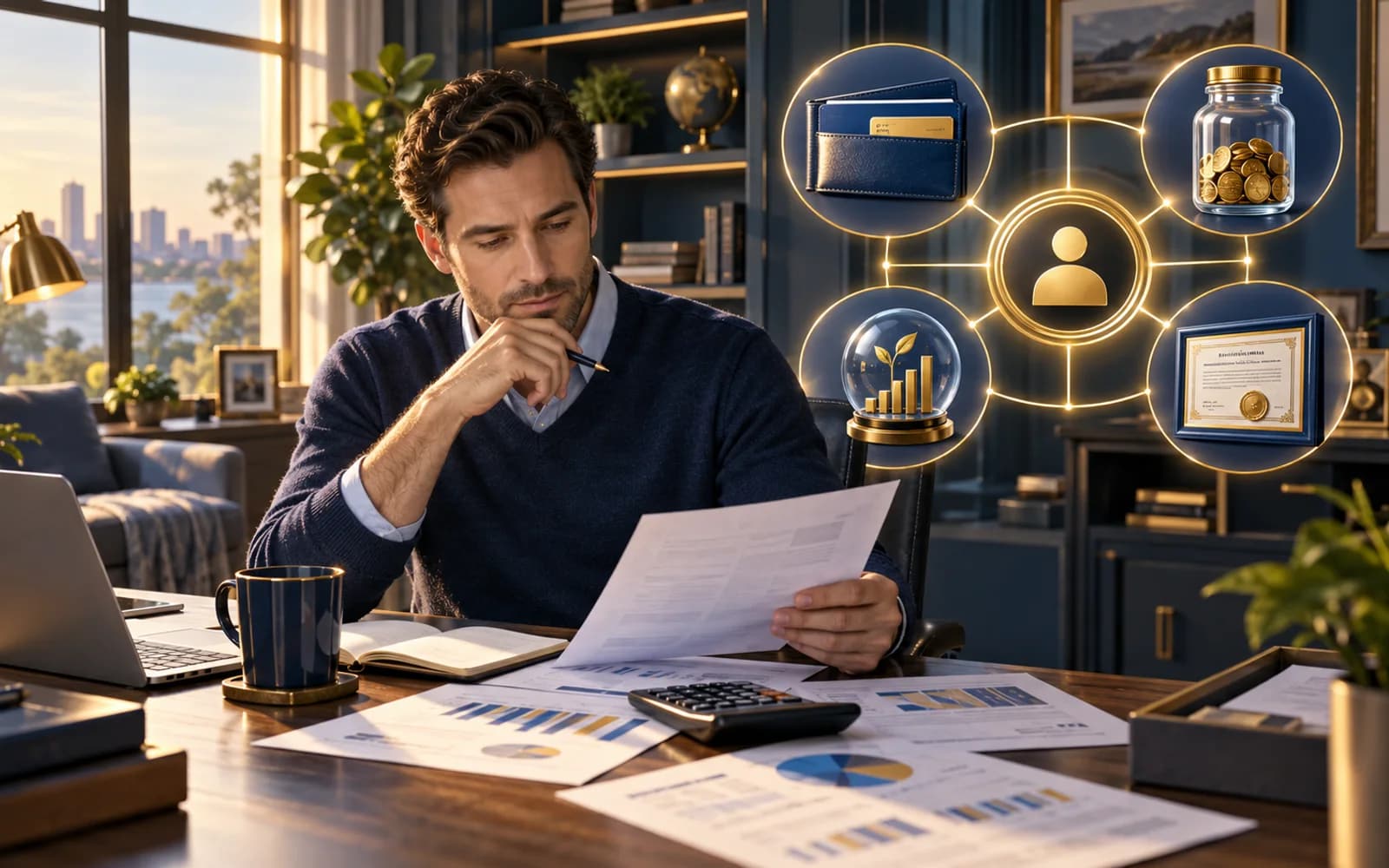 One depositor with several bank accounts grouped together