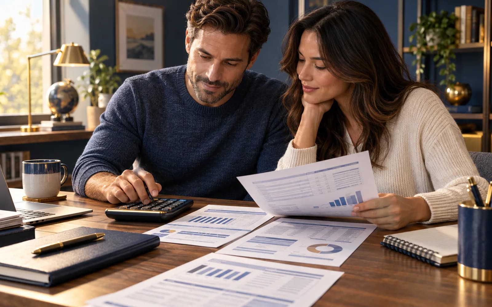 Calculator adding multiple bank account balances