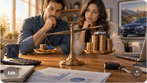 Total interest comparison between two car loans