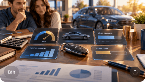 Auto loan payment split between interest and principal