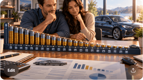 Car owner considering a multi-year financing commitment