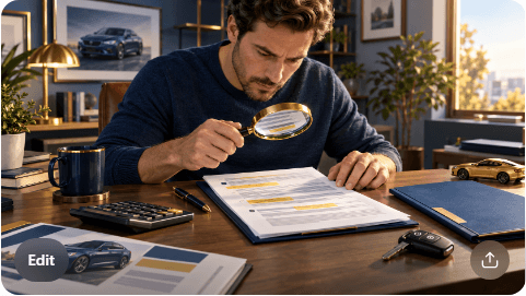 Prepayment clause highlighted in an auto loan contract