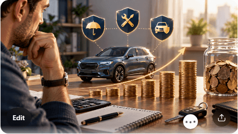 Small monthly add-on cost multiplied across a long car loan