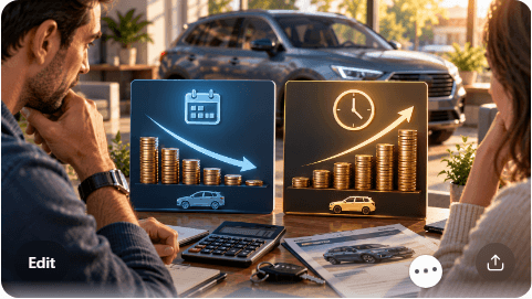 Monthly payment reduction compared with added lifetime interest
