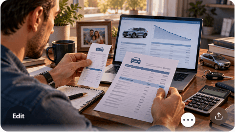Extra auto loan payment being verified on a lender statement