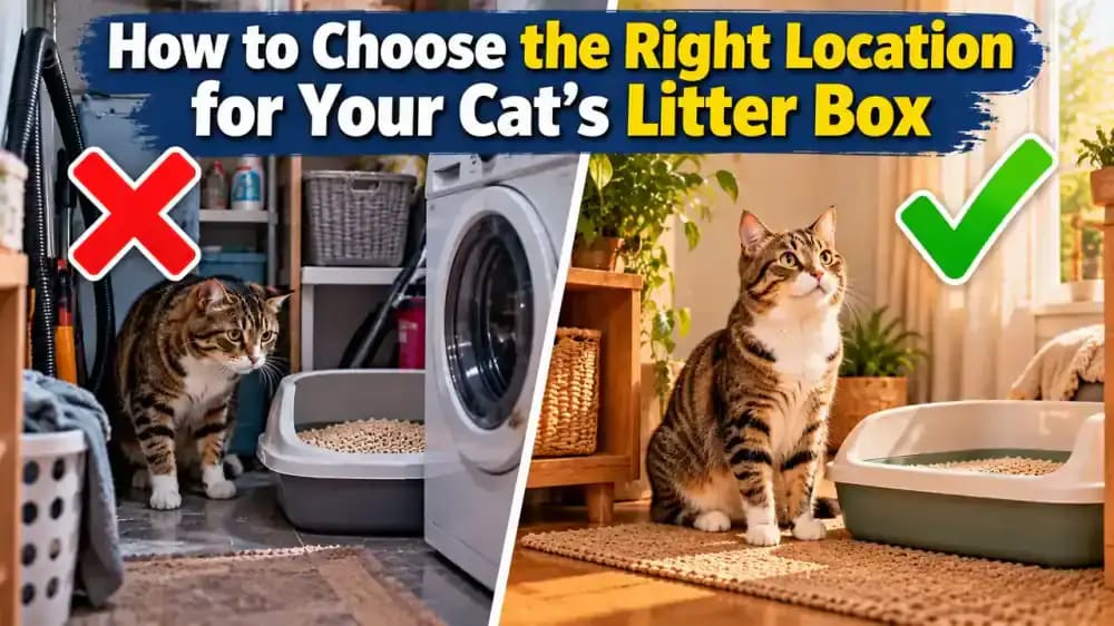 How to Choose the Right Location for Your Cat's Litter Box - problem and solution