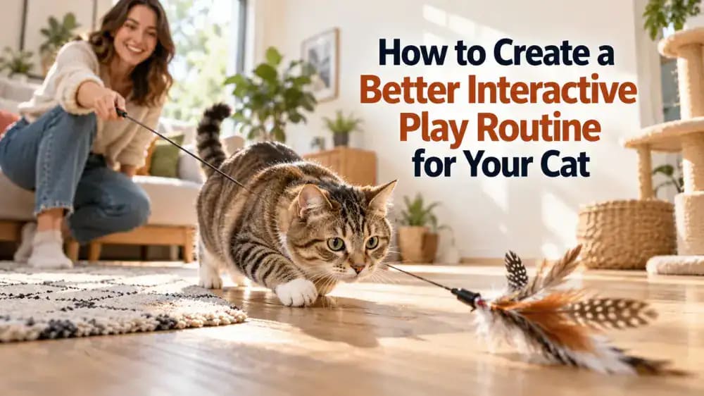 How to Create a Better Interactive Play Routine for Your Cat - problem and solution