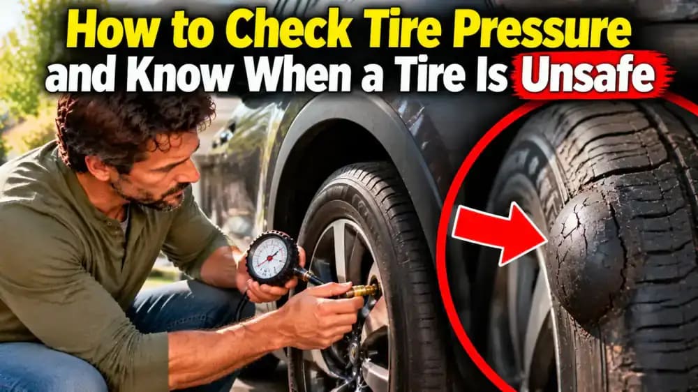 How to Check Tire Pressure and Know When a Tire Is Unsafe - problem and solution