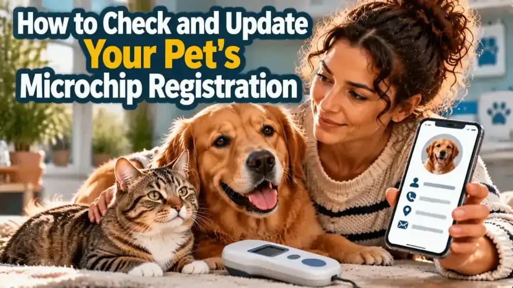 How to Check and Update Your Pet's Microchip Registration - problem and solution