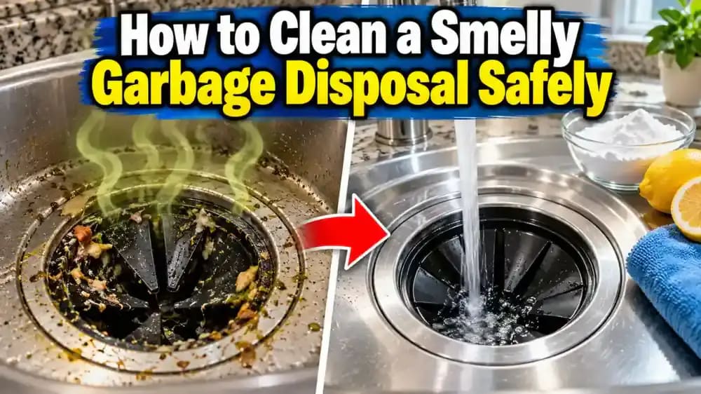 How to Clean a Smelly Garbage Disposal Safely - problem and solution