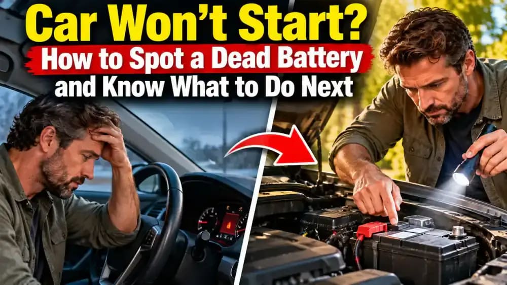 Car Won't Start? How to Spot a Dead Battery and Know What to Do Next - problem and solution